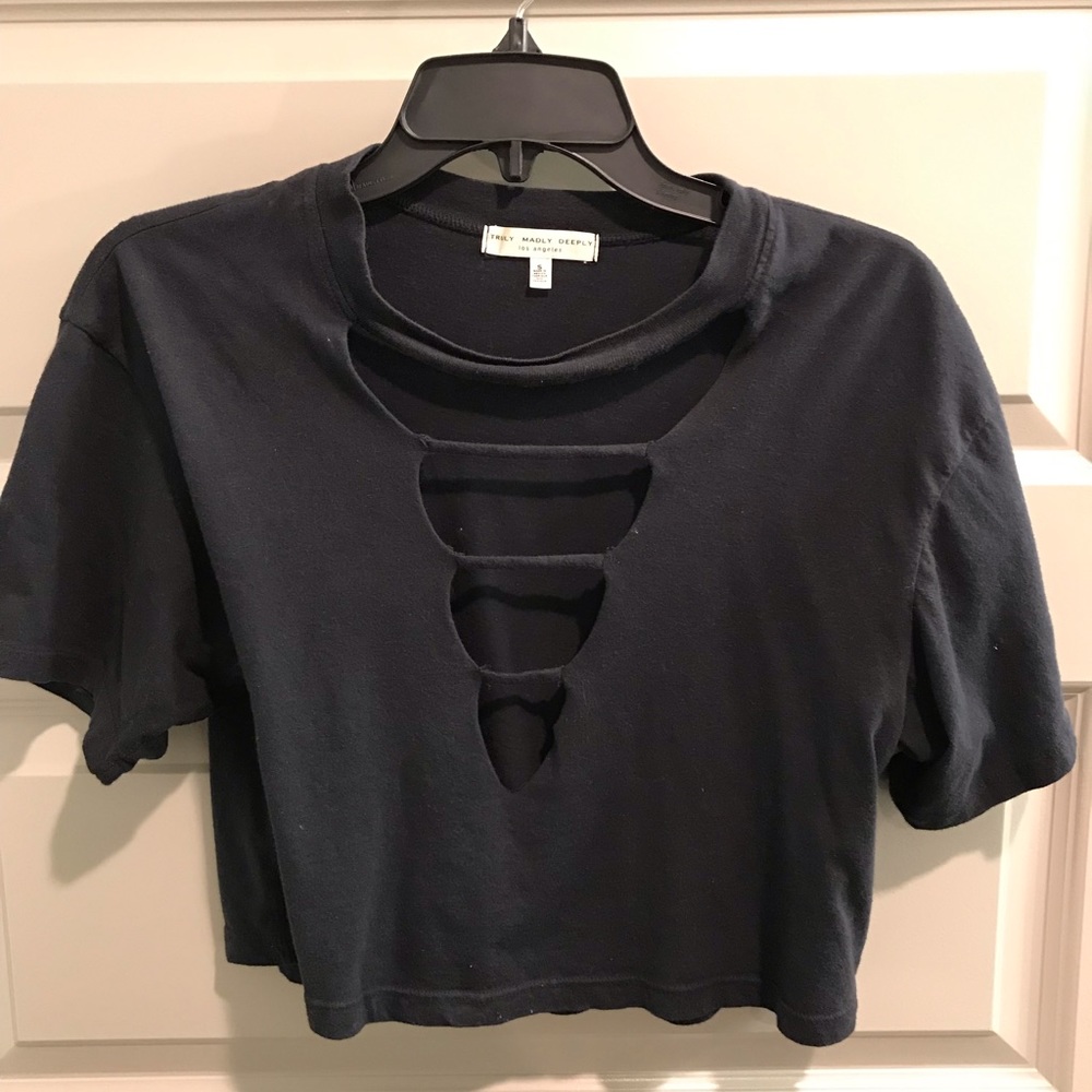 UO Truly madly deeply crop top